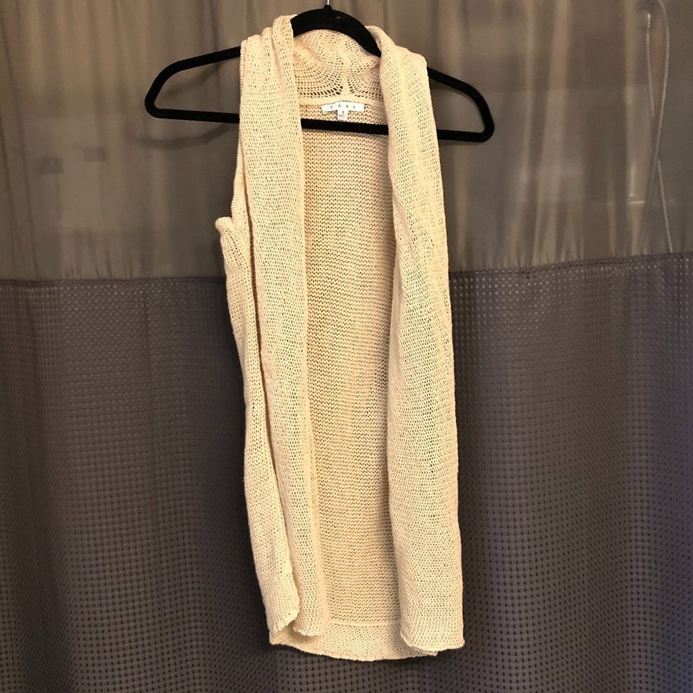 CAbi Cardigan Duster Sweater Vest